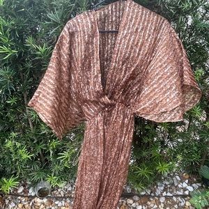 Beautifully detailed chiffon lightweight maxi dress